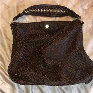 Banana Republic chocolate brown boho bag